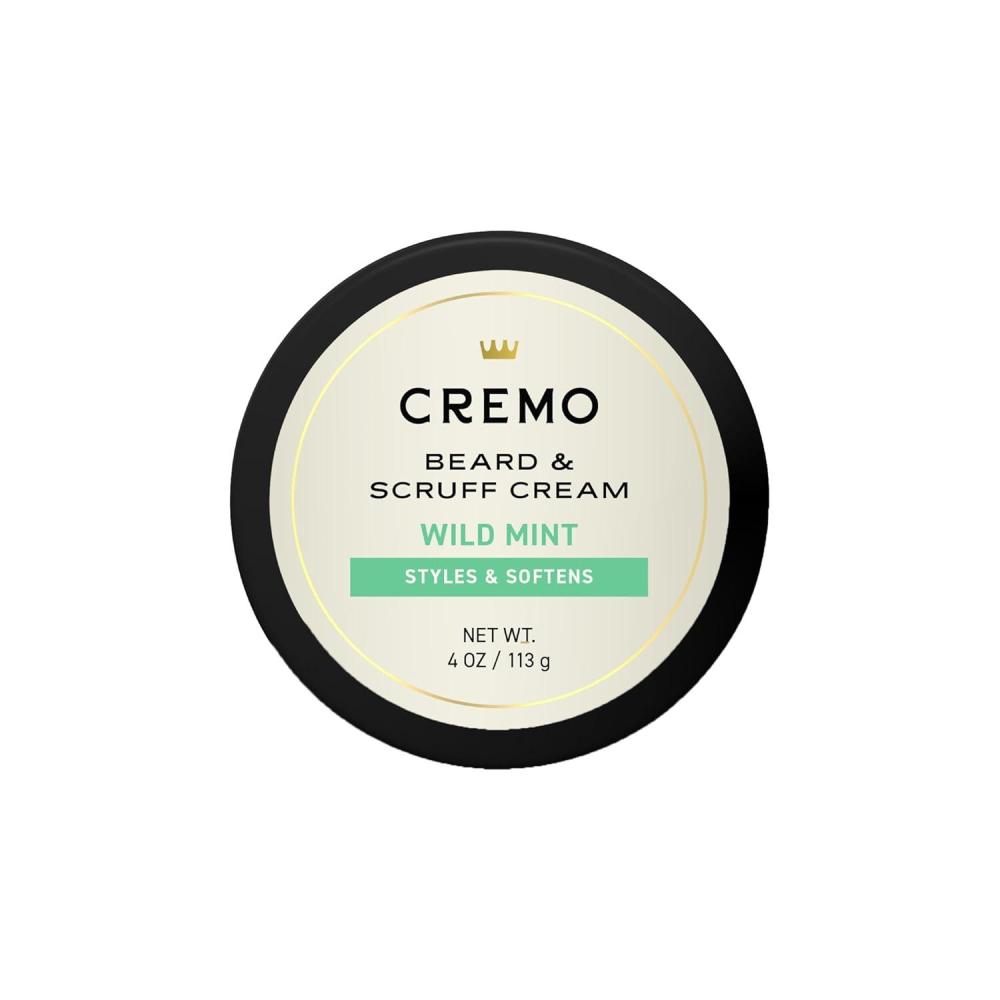 imageCremo Beard ampamp Scruff Cream Palo Santo Reserve Collection 4 oz  Soothe Beard Itch Condition and Offer LightHold Styling for Stubble and Scruff Product Packaging May VaryWild Mint