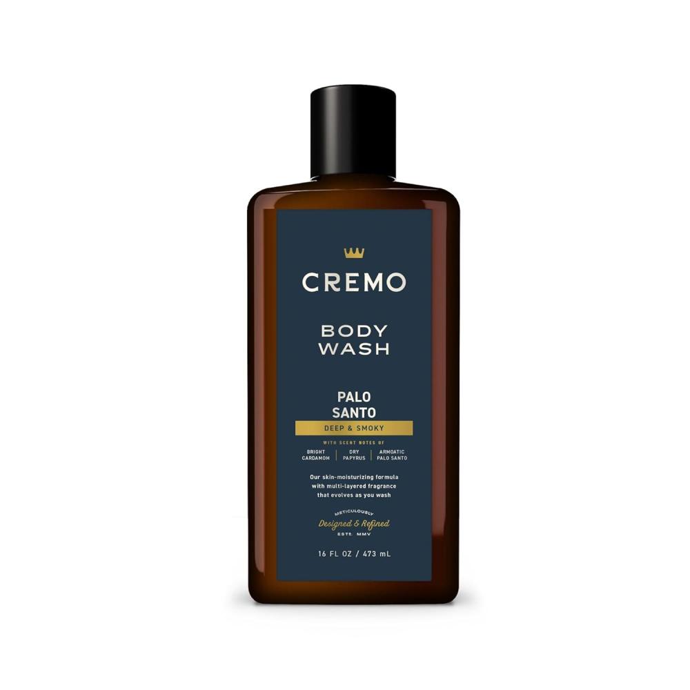 imageCremo Body Wash Men Notes of Italian Bergamot Neroli Blossom and Fresh Vetiver RichLathering Italian Bergamot 16 Fl OzPalo Santo