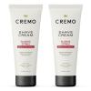 Cremo Palo Santo Shave Cream (2 Pack), Astonishingly Superior Ultra-Slick Shaving Cream for Men, Fights Nicks, Cuts And Razor Burn, 6 Fl Oz(Original)
