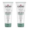 Cremo Palo Santo Shave Cream (2 Pack), Astonishingly Superior Ultra-Slick Shaving Cream for Men, Fights Nicks, Cuts And Razor Burn, 6 Fl Oz(Silver Water & Birch)