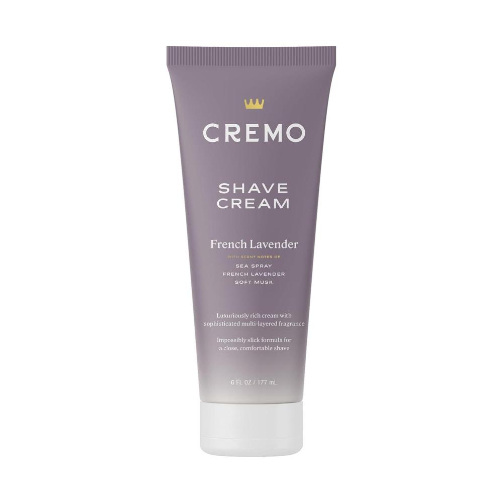 imageCremo Almond Bloom Womens Shave Cream Astonishingly Superior UltraSlick Shaving Cream for Women Fights Nicks Cuts and Razor Burn 6 Fl OzFrench Lavender