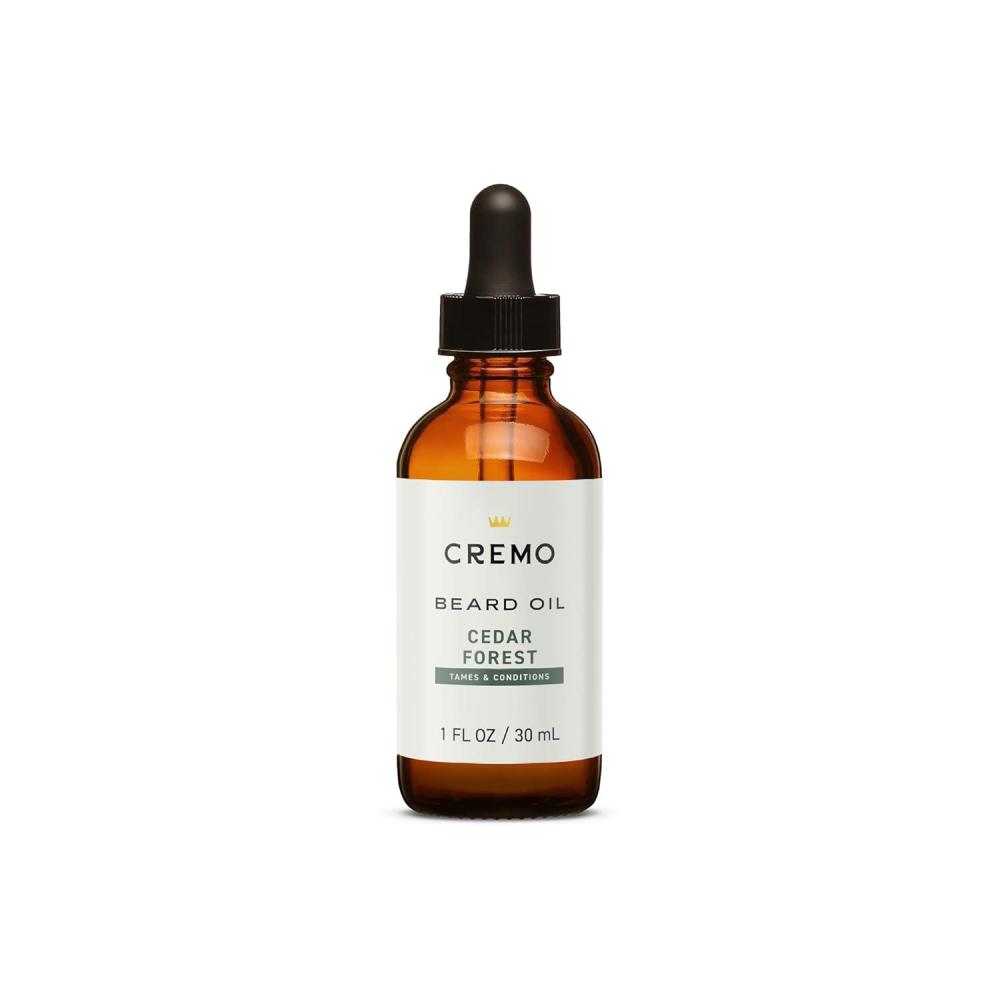 imageCremo Beard Oil Revitalizing Cedar Forest 1 fl oz  Restore Natural Moisture and Soften Your Beard To Help Relieve Beard ItchCedar Forest