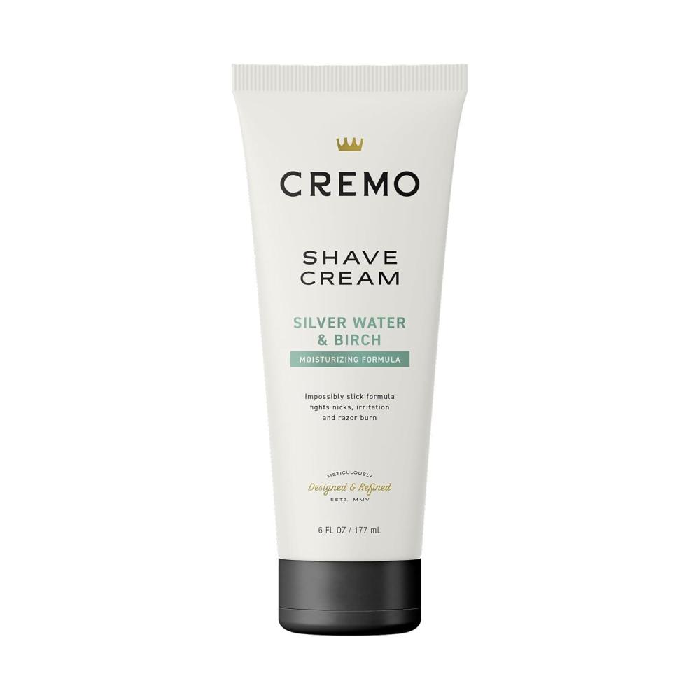 imageCremo Sage ampamp Citrus Shave Cream Astonishingly Superior UltraSlick Shaving Cream for Men Fights Nicks Cuts and Razor Burn 6 Fl OzSilver Water  Birch