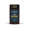 Cremo Italian Bergamot Aluminum Free Deodorant for Men, 48-hour Long Lasting Odor Protection, 2.65oz(Palo Santo)