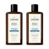 Cremo Rich-Lathering Sage & Citrus Body Wash, A Revitalizing Combination of Bright Mandarin, Dry Herbs and White Cedar, 16 Fl Oz (2-Pack)(Blue Cedar & Cypress)