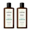 Cremo Rich-Lathering Sage & Citrus Body Wash, A Revitalizing Combination of Bright Mandarin, Dry Herbs and White Cedar, 16 Fl Oz (2-Pack)(Silver Water & Birch)