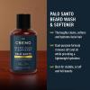 Cremo Palo Santo 2n1 Beard Wash & Softener + Palo Santo Beard & Scruff Cream Set for Short Beards(Medium/Long Beard)
