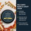 Cremo Palo Santo 2n1 Beard Wash & Softener + Palo Santo Beard & Scruff Cream Set for Short Beards(Short Beard)