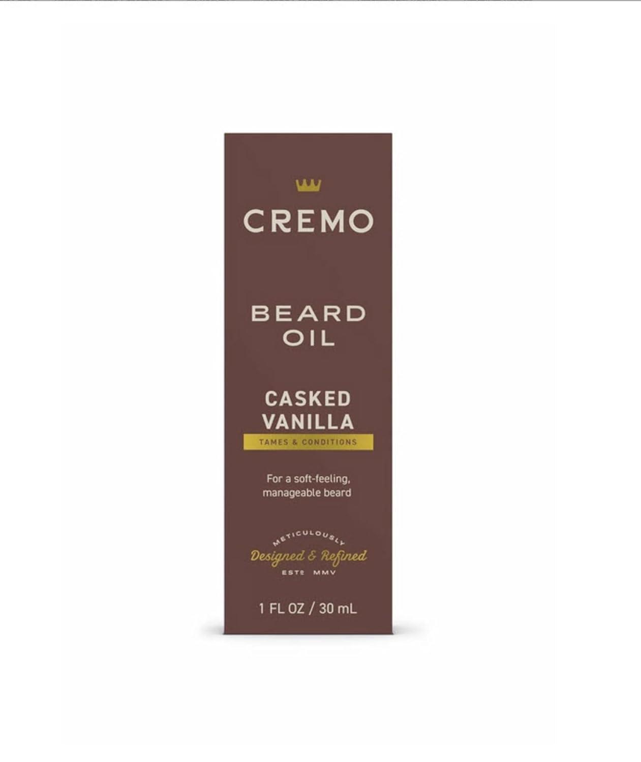 image:imageCremo Beard Oil Revitalizing Casked Vanilla 1 fl oz Restore Natural Moisture and Soften Your Beard To Help Relieve Beard Itch