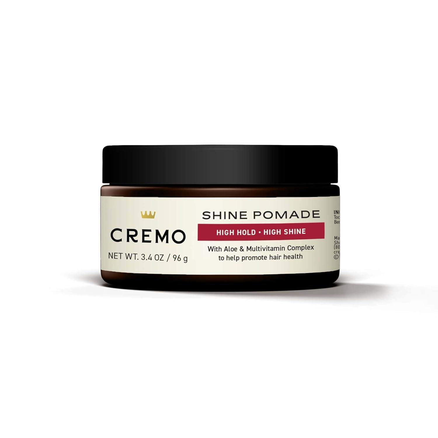 image:imageCremo Hair Styling Shine Pomade for Men Premium Barber Grade Shine Pomade for Hair Styling 34 Oz