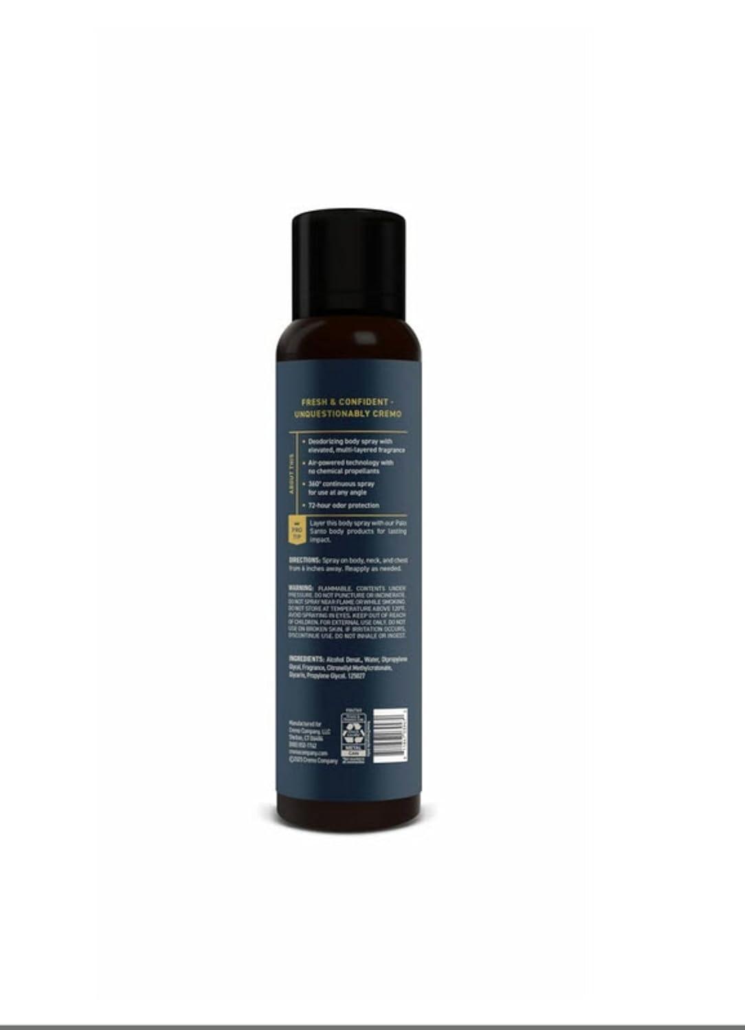 image:imageCremo Palo Santo Body Spray A Distinguishing Blend of Bright Cardamom Dry Papyrus and Aromatic Palo Santo 35 Fl Oz