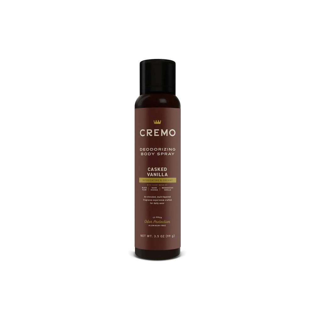 image:imageCremo Casked Vanilla Body Spray A Sophisticated Blend of Black Plum Warm Incense and Madagascar Vanilla 35 Fl Oz