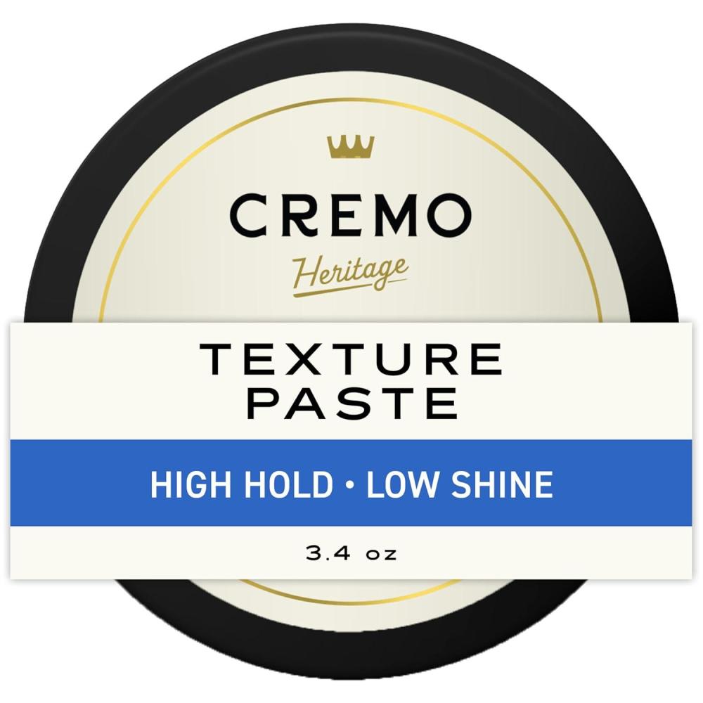 image:imageCremo Hair Premium Barber Grade Pomade High Hold amp Shine Hair Styling 4 OzTexture Paste