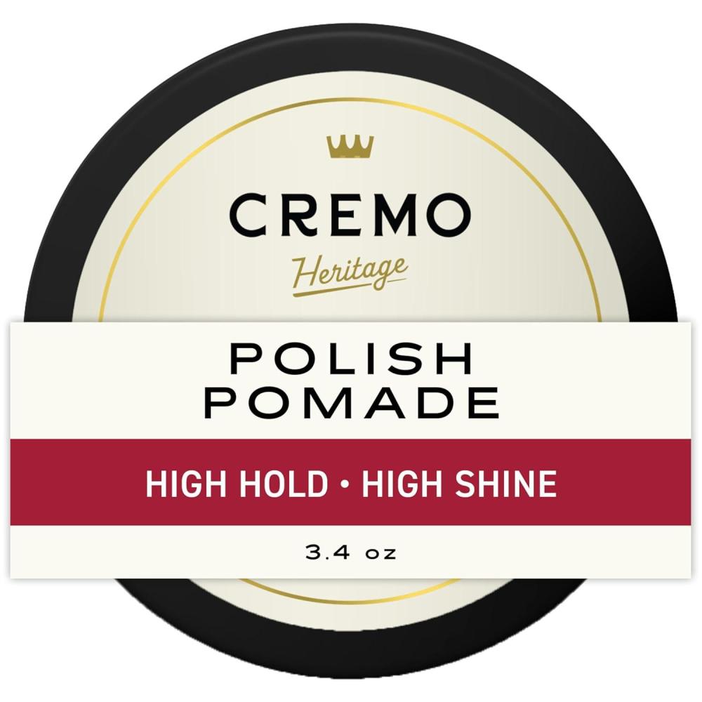 image:imageCremo Hair Styling Shine Pomade for Men Premium Barber Grade Shine Pomade for Hair Styling 34 Oz