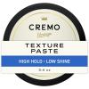 Cremo Hair – Premium Barber Grade Pomade, High Hold & Shine, Hair Styling, 4 Oz(Texture Paste)