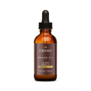 Cremo Beard Oil, Revitalizing Casked Vanilla, 1 fl oz – Restore Natural Moisture and Soften Your Beard To Help Relieve Beard Itch
