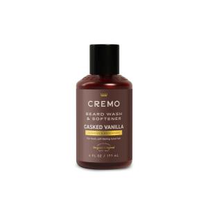Cremo Casked Vanilla 2n1 Beard Wash & Softener, Specifically Designed to Clean, Moisturize and Soften All Lengths of Facial Hair, 6 Fl Oz