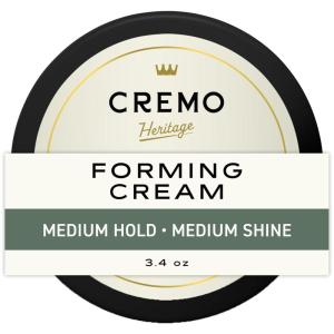 Cremo Hair Styling Premium Barber Grade, Hair Cream and Hair Products For Men, 4 Oz(Hairstyling Cream)