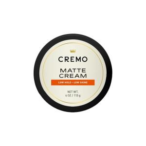 Cremo Hair Styling Premium Barber Grade, Hair Cream and Hair Products For Men, 4 Oz(Matte Cream)