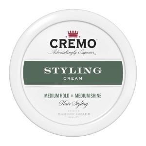 Cremo Hair Styling Premium Barber Grade, Hair Cream and Hair Products For Men, 4 Oz(Styling Cream)