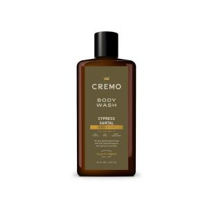 Cremo Rich-Lathering Cypress Santal Body Wash for Men, Notes of Zesty Cypress, Oud Wood, and Warm Sandalwood, 16 Fl Oz
